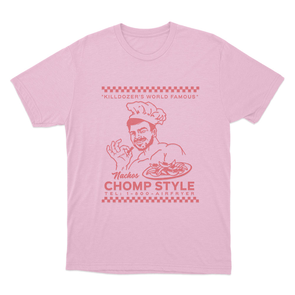 Chomp Style Unisex T Shirt Pink Chomp Style Unisex T Shirt Pink