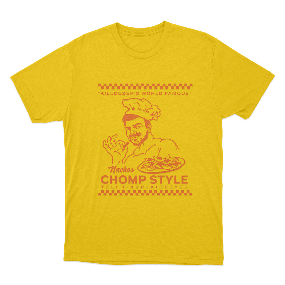 Chomp Style Unisex T Shirt Yellow Chomp Style Unisex T Shirt Yellow