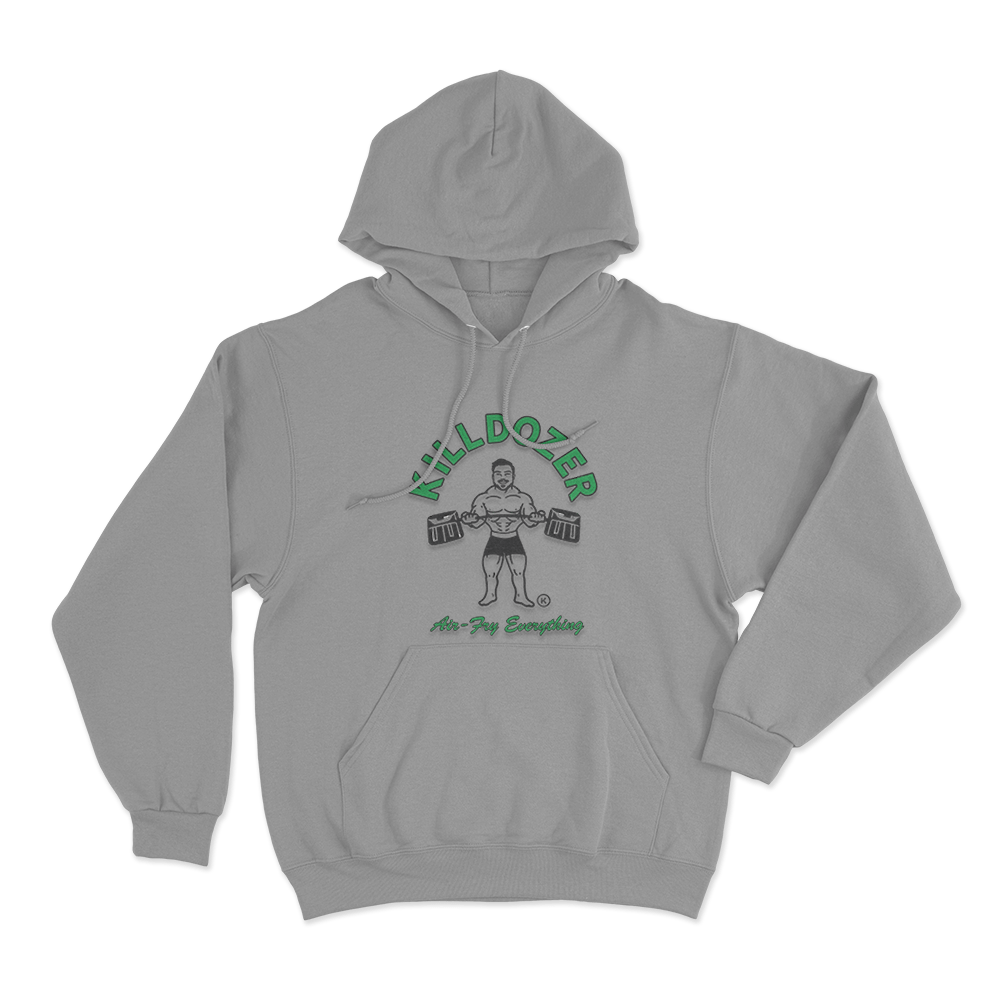 Killdozer Air-Fry Everything Unisex Hoodie Grey Killdozer Air Fry Everything Unisex Hoodie Grey