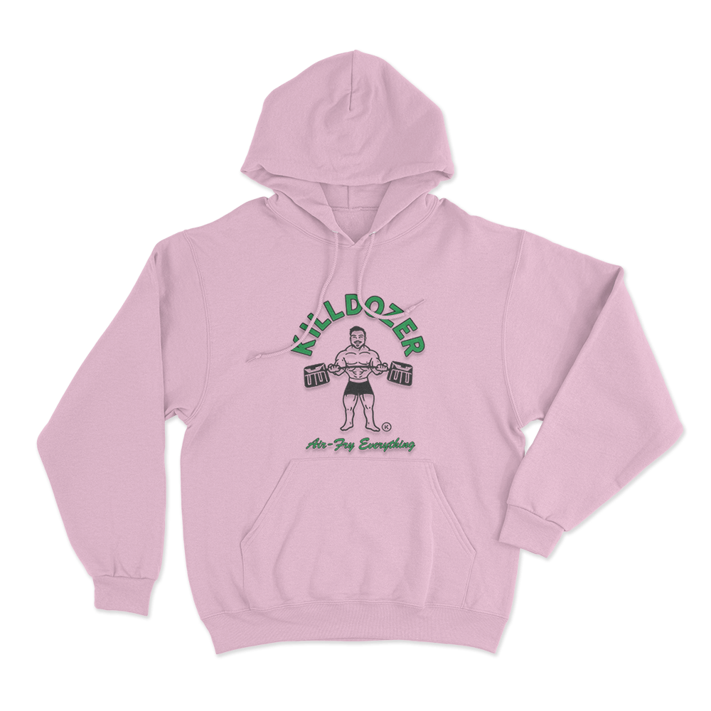 Killdozer Air-Fry Everything Unisex Hoodie Pink Killdozer Air Fry Everything Unisex Hoodie Pink