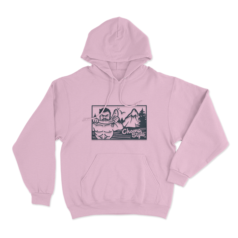 Wild Chomp Unisex Hoodie Pink Wild Chomp Unisex Hoodie Pink