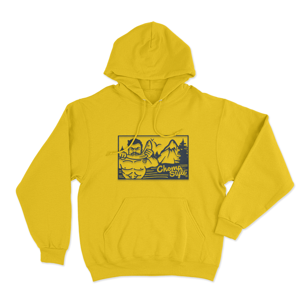 Wild Chomp Unisex Hoodie Yellow Wild Chomp Unisex Hoodie Yellow